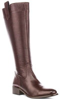 Jenna | Brown Mid-Calf Riding Boots for Women 1