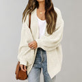 Waltraud | Chunky Knit Open-Front Batwing Cardigan for Women 5