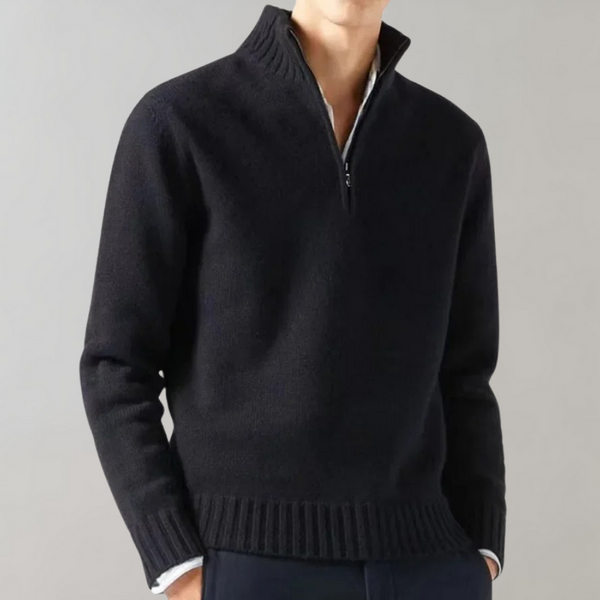 Julian | Classic Men's Half-Zip Knit Sweater