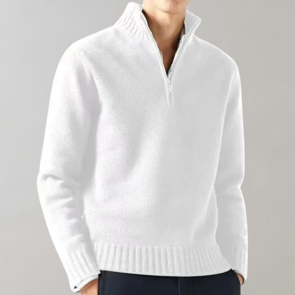 Julian | Classic Men's Half-Zip Knit Sweater