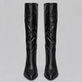 Pointed Toe Chunky Heel Knee-High Boots for Women 3