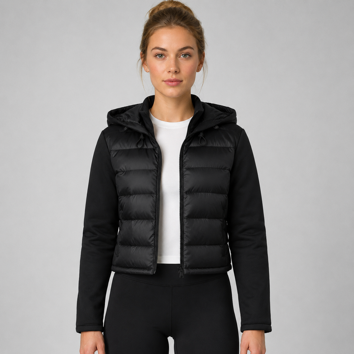 Montarello | Hooded Lightweight Zip-Up Puffer Jacket for Women