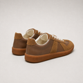 Men's Retro Trainers, Lightweight Lace-Up Gum Sole 3