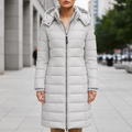 Bergamo | Water-Resistant Long Hooded Puffer Coat for Women 6