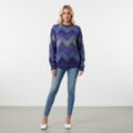 Daphne | Cozy Women's Chevron Knit Sweater 6