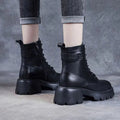 Chunky Lug Sole Platform Ankle Boots for Women 2