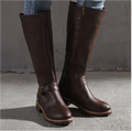 Buckle Strap Lug Sole Knee-High Boots for Women 3