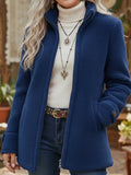 Felicity | Zip-Up Teddy Fleece Jacket with High Collar for Women 2