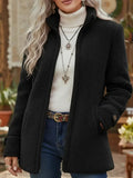 Felicity | Zip-Up Teddy Fleece Jacket with High Collar for Women 4
