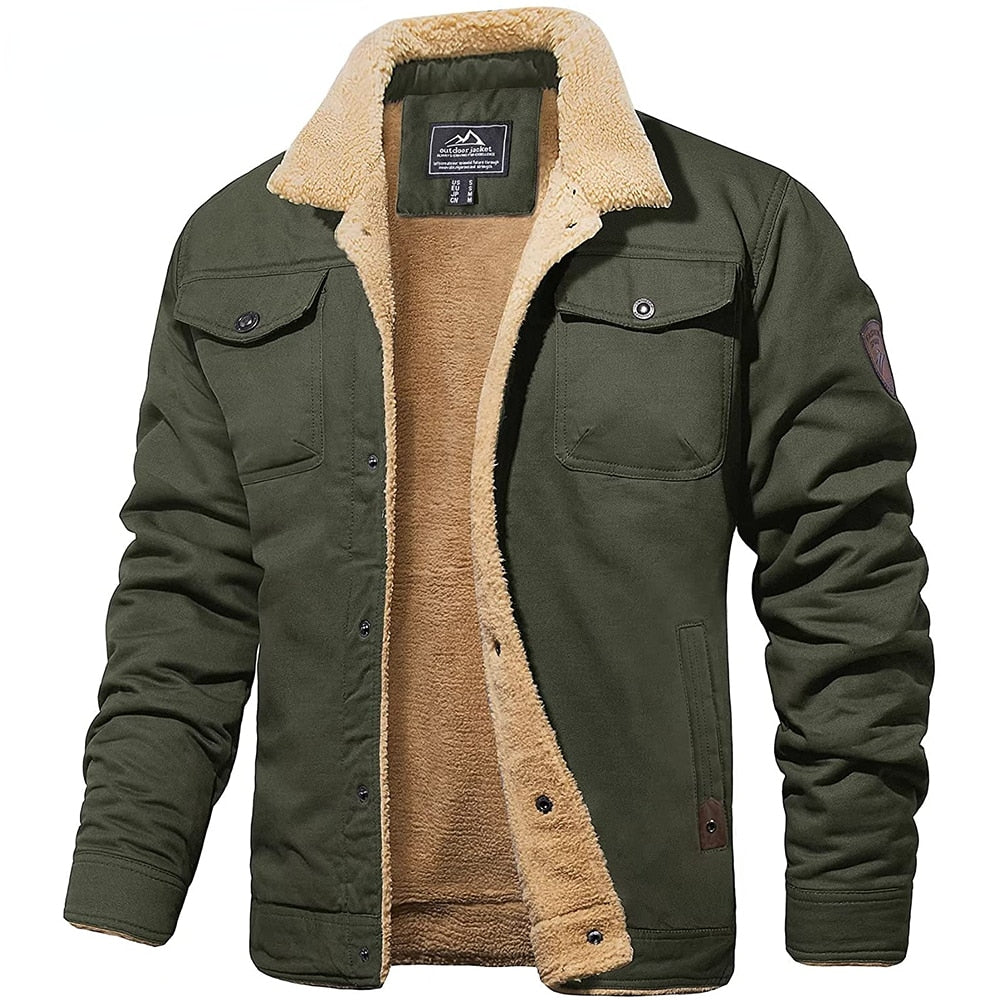 Richard | Button-Front Fleece Jacket for Men