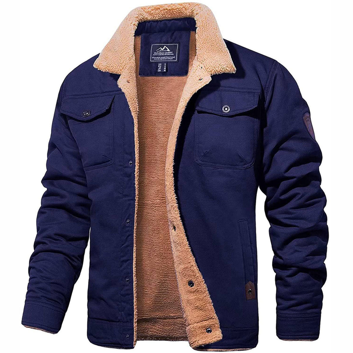Richard | Button-Front Fleece Jacket for Men