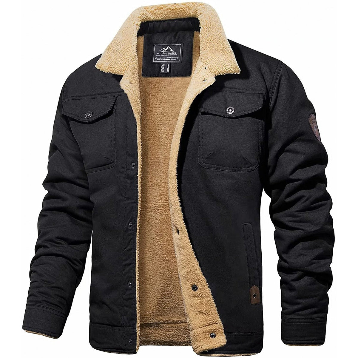 Richard | Button-Front Fleece Jacket for Men