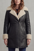Georgiana | Faux Leather Coat with Shearling-Style Collar for Women 5