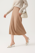 Nives | Cozy Women's High-Waist Knit Maxi Skirt 4
