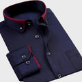 Men's Relaxed Fit Long Sleeve Button-Up Shirt 3