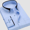 Men's Relaxed Fit Long Sleeve Button-Up Shirt 4