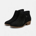 Vionne | Gray Leather Orthopedic Ankle Boots 4