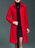 Slim Fit Wool Trench Coat for Women 3