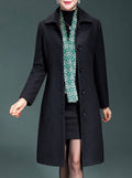 Slim Fit Wool Trench Coat for Women 1