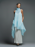 Women's Maxi Dress Slip Dress Chiffon Overlay Minimalist 3