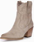Nova | Grey Cowboy Ankle Boots for Women 6