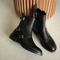 Marlena | Triple Buckle Chelsea Boots for Women 5