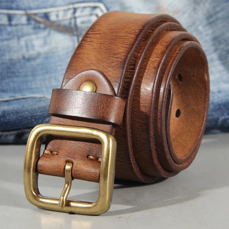 Cowhide Belt Tahoe Casual Formal Everyday