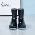Irene | Relief Pattern Pull-On Rain Boots 4