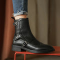 Marlena | Triple Buckle Chelsea Boots for Women 4