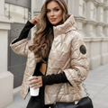 Winifred | Hooded Diamond-Quilted Puffer with Ribbed Cuffs for Women 5