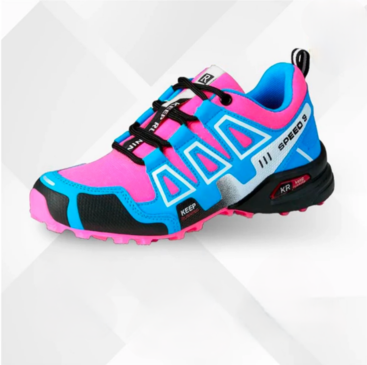 Women's Walking Trainers, Wide Toe Box Trail Shoes
