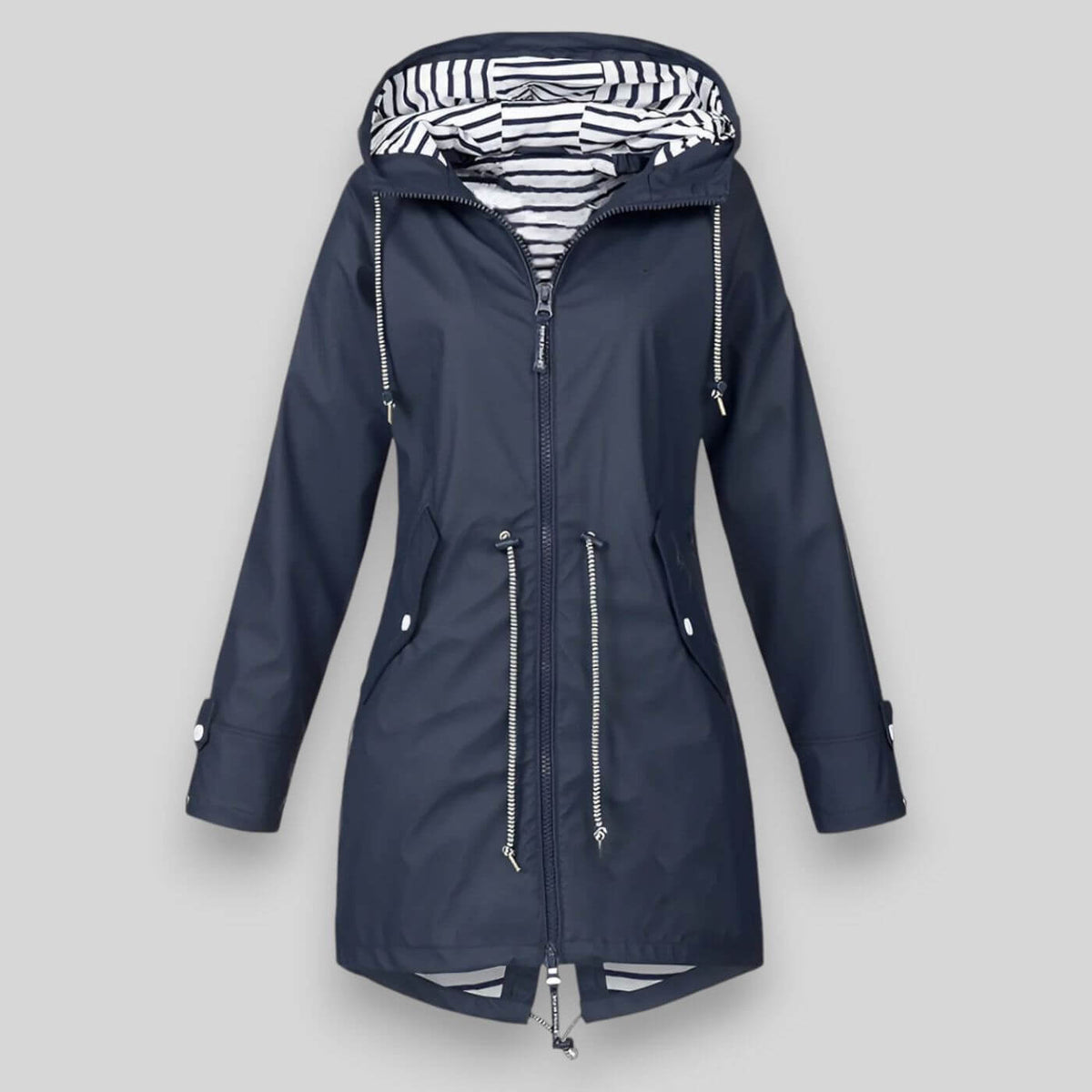 Noa | Hooded Zip-Up Parka Coat for Women