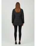 Longline Hooded Padded Puffer Coat for Women 2