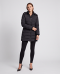 Longline Hooded Padded Puffer Coat for Women 1