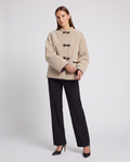 Oversized Faux Fur Toggle Jacket for Women 2