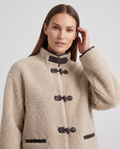 Oversized Faux Fur Toggle Jacket for Women 4