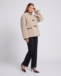 Oversized Faux Fur Toggle Jacket for Women 1