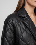 Reversible Quilted Leopard Print Coat for Women 4
