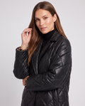 Reversible Quilted Leopard Print Coat for Women 3
