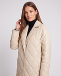 Beige Leopard Print Reversible Coat for Women 3