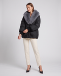 Beige Padded Puffer Jacket for Women 6
