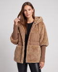 Hooded Faux Fur Jacket for Women 3
