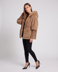 Hooded Faux Fur Jacket for Women 1