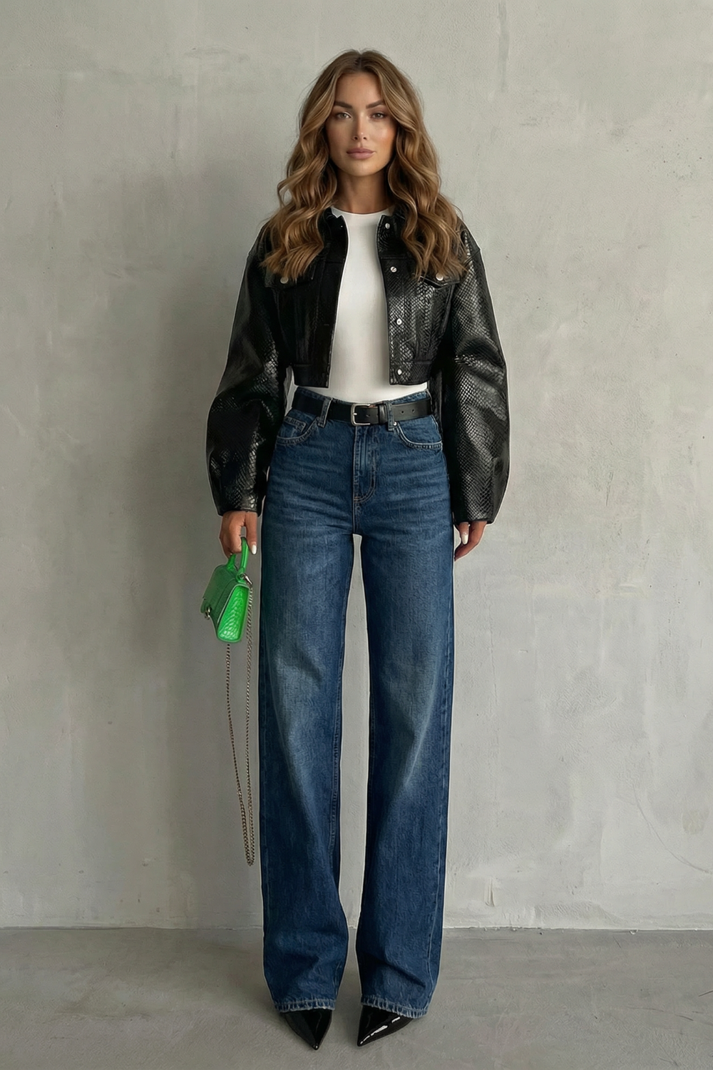 Women's Straight Leg Jeans, Mid Rise Light Wash