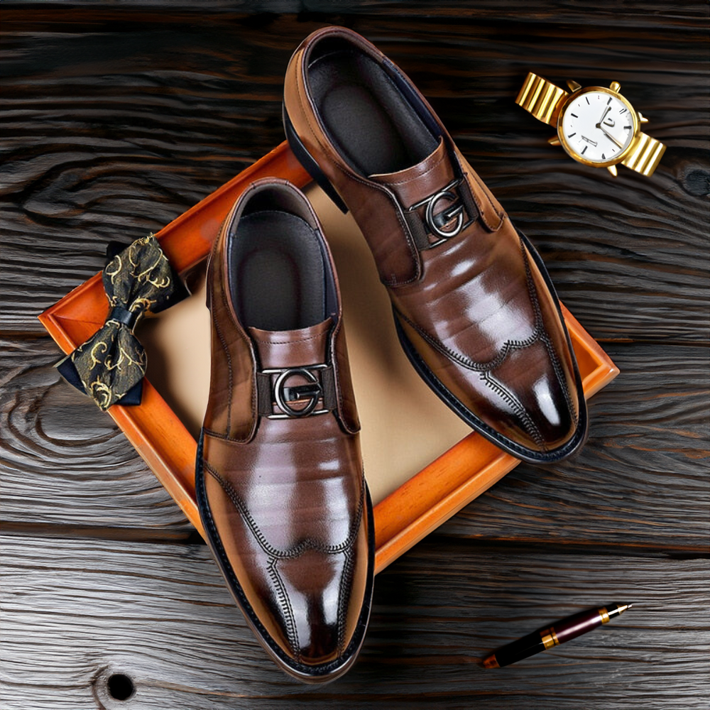 Giovanni | Classic Buckle Loafers for Men