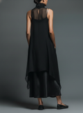 Women's Maxi Dress Slip Dress Chiffon Overlay Minimalist 2