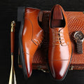 Classic Oxford Shoes Gentleman Formal Leather 2