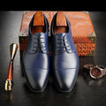 Classic Oxford Shoes Gentleman Formal Leather 4