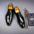 Classic Oxford Shoes Gentleman Formal Leather 3