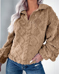 Greer | Quarter-Zip Textured Fleece Pullover for Women 1